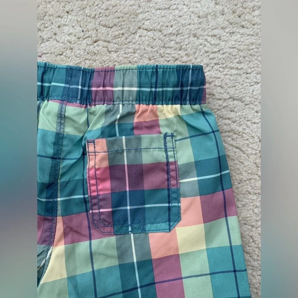 Old Navy NWT Size 4T Plaid Swim Trunks
